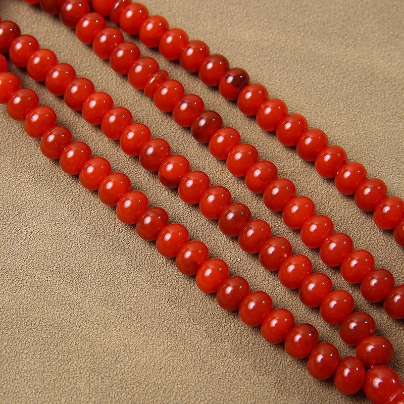 Mond Stern Rosenkranz Glatt Muslimische Tasbih Gebetsperlen Acrylperlen Halskette Exquisit 8mm Gebetsperlen Für Eid Al-Fitr Ramadan