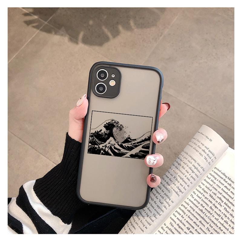 Magic surfing for iphone X XS MAX XR Big Wave of kanagawa Cover Anti-fall case For iPhone 15 13 12 11 14 pro MAX 7 8 Plus SE2