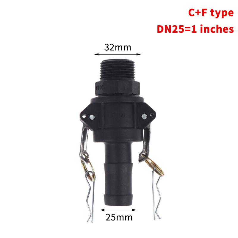 PP Quick Joint Type C+F Chemical Plastic Acid And Alkali Resistance Flexible Buckle Type Wire Hose Quick Connection Head C300