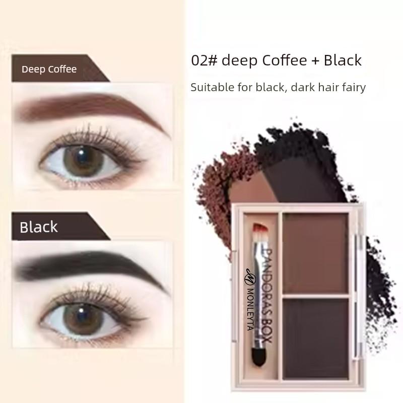 Eyebrow Powder Waterproof Sweatproof Fadeless Lasting Makeup Palette Genuine Goods Official Flagship Store Makeup Artist for Beginners Female