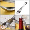 Ginger Grater Tool Metal Garlic Press Grinding Spoon Cooking Gadgets Ginger Grater Pasta Server Spoon Egg Separator For Home