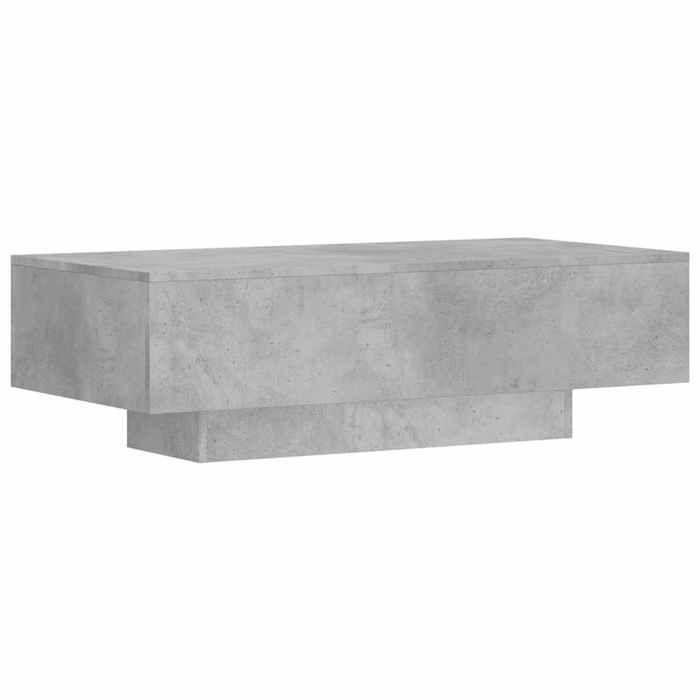 VidaXL Table basse gris béton 100x49,5x31 cm bois d'ingénierie 833891