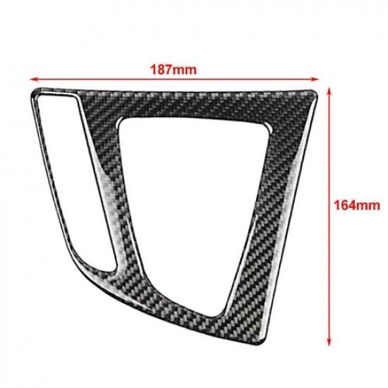 For BMW 3 4 F32 F30 F34 Carbon Fiber Interior Gear Shift Panel Cover Decal Trim