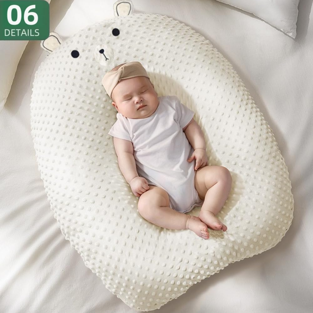 ShineLuxe Breastfeeding Cushion, Anti-Spitting, Back Switch, C-Curve Structure, for Newborns,