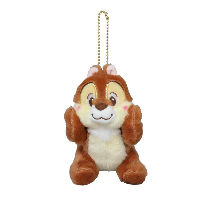 Очаровательный мультяшный плюшевый брелок Чип и Дейл, мягкий короткий мех, 10 см Chichi