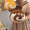 Kids Cartoon Cat Swiss Roll Doll Plush Pillow Cushion For Sleep And Rest Decor
