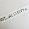 3D Flat Font Chrome Black ABS Letters GLA250e 4Matic Emblem for Mercedes Benz X156 X253 Car Trunk Rear Logo Sticker Accessories