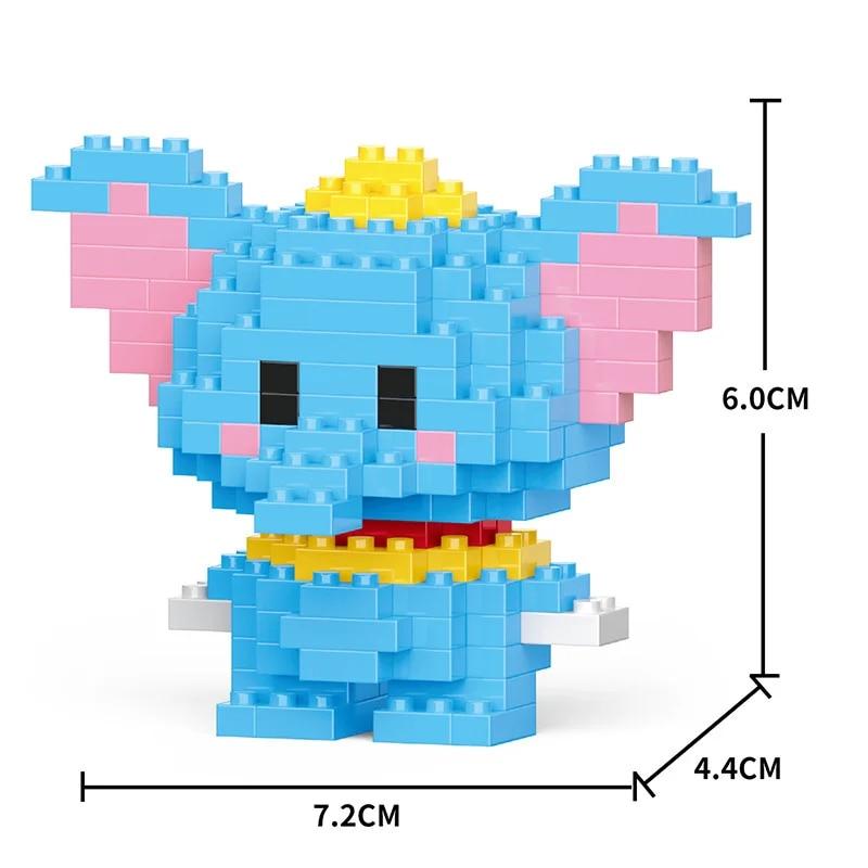 Cartoon Building Blocks, Animal Dolls, Educational Assembling Toys, Ornaments, Small Particles, Children's Birthday Gifts