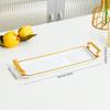 Large Rectangular Tea Tray: Food-Grade Home Tray for Teacups, Snacks, Fruits, Bread, Dining Use