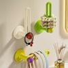 Plastic Retractable Hook Strong Load-Bearing Adhesive Headband Hair Ring Storage Rack No Need To Drill Holes Behind The Door