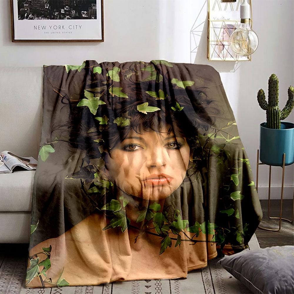 Nature-Inspired Portrait Blanket for All Seasons Blanket Lunch Break Throw Gift