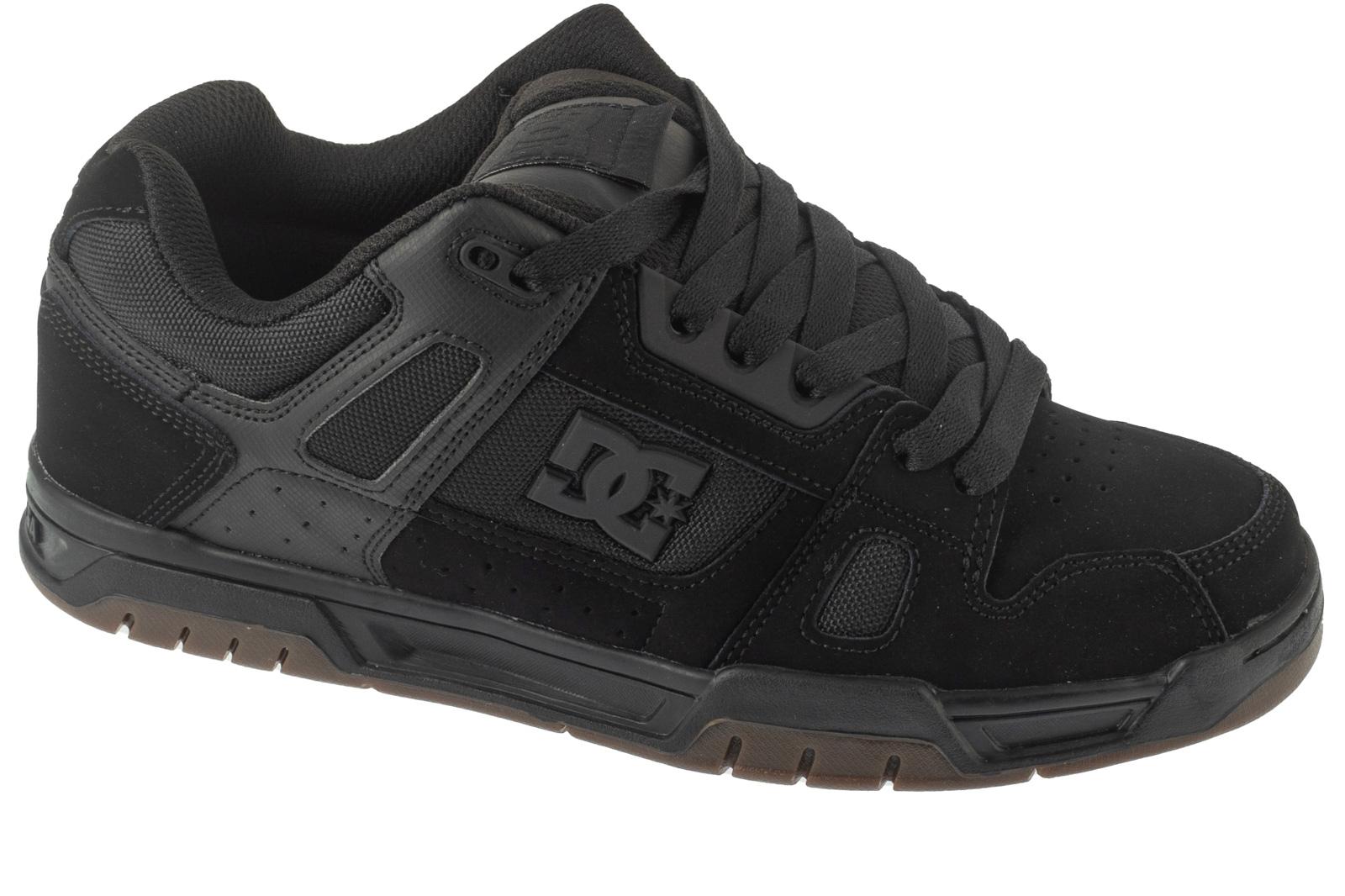 DC Shoes Stag, Zapatillas negras para hombre 44,5 negro