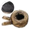 Fur Russian Hat with Drop Animal Adult Fluffy Raccoon Winter Cold Weather Flight Faux Fur Small Snow Playing in the New Brown Hat, Ears, Hat, Women's,