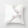 Christmas Cushion Cover Merry Christmas Decoration Pillowcases Santa Claus Throw Pillow Case Christmas Cushion Cover Navidad