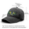 Sun Hat With "BRAZIL" "VAMOS BRASIL" Flag Printed , Adjustable Baseball Hat Fashion Solid Color Sporting Leisure Dad Hat