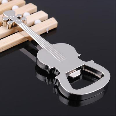 Ouvre-bouteille bière design guitare en métal mignon Cadeau unique Alliage de zinc Zinc Zinc Ouvre-bouteille en forme de guitare