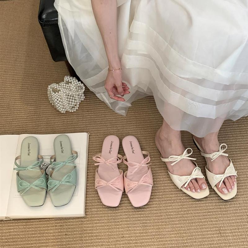 Fashion Bailamos 2025 Summer Brand Women Slipper Fashion Slip On Ladies Casual Flip Flop Shoes Soft Flat Heel Outdoor Beach Slides Mujer