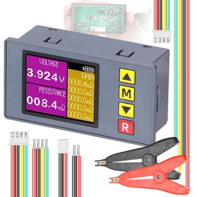 Digital Voltage Internal Resistance Tester AC 4-Wire Kelvin Method Professional Voltage Meter Internal Resistance Test Device