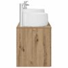 Bathroom Furniture Set 3 Pcs Artisan Oak 49.5 x 44.5 x 66 cm