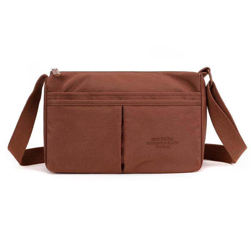 New Shoulder Small Square Bag Summer Light Nylon Bag Large Capacity Women's Messenger Bag