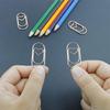 50pcs Cute Heart Shaped Paper Clips Small Colored Paper Clips Office Decoration Paper Clips Colored Paper Clips Rose Golden