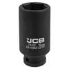 JCB 1/2" Cr-Mo Deep Impact Socket 6-Point 28mm Socket Wrench