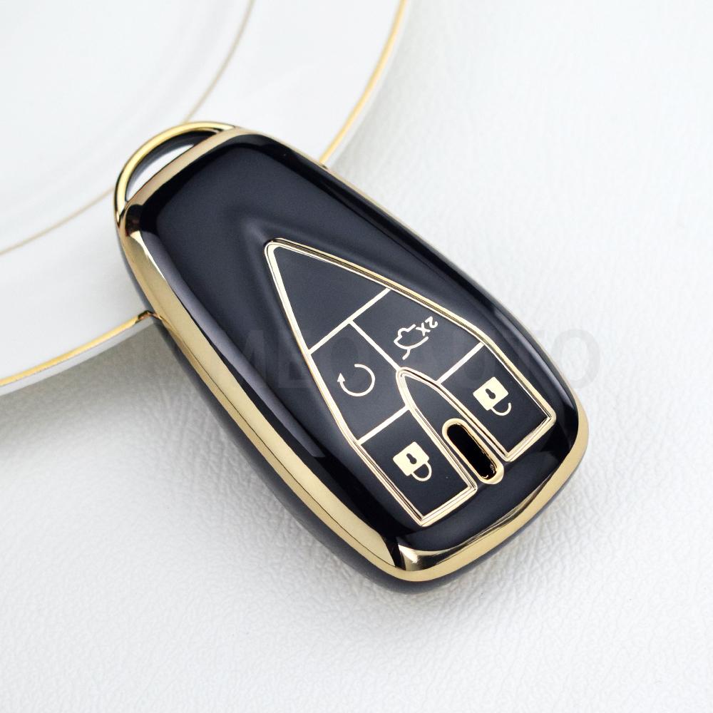 Car Key Case Cover For Changan Unit Unik Cs35Plus Cs55 Plus Cs75 Plus Oshan X7 X5 Keychain 4 Buttons Tpu Key Bag Car Accessories