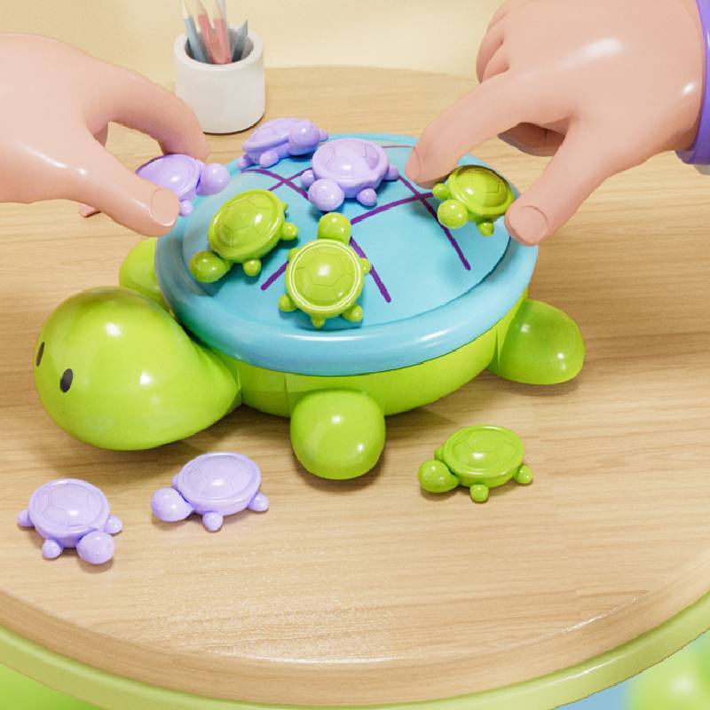 Tortoise Magnetic Tic Tac Toe Game For Kids Educational Interactive Toy