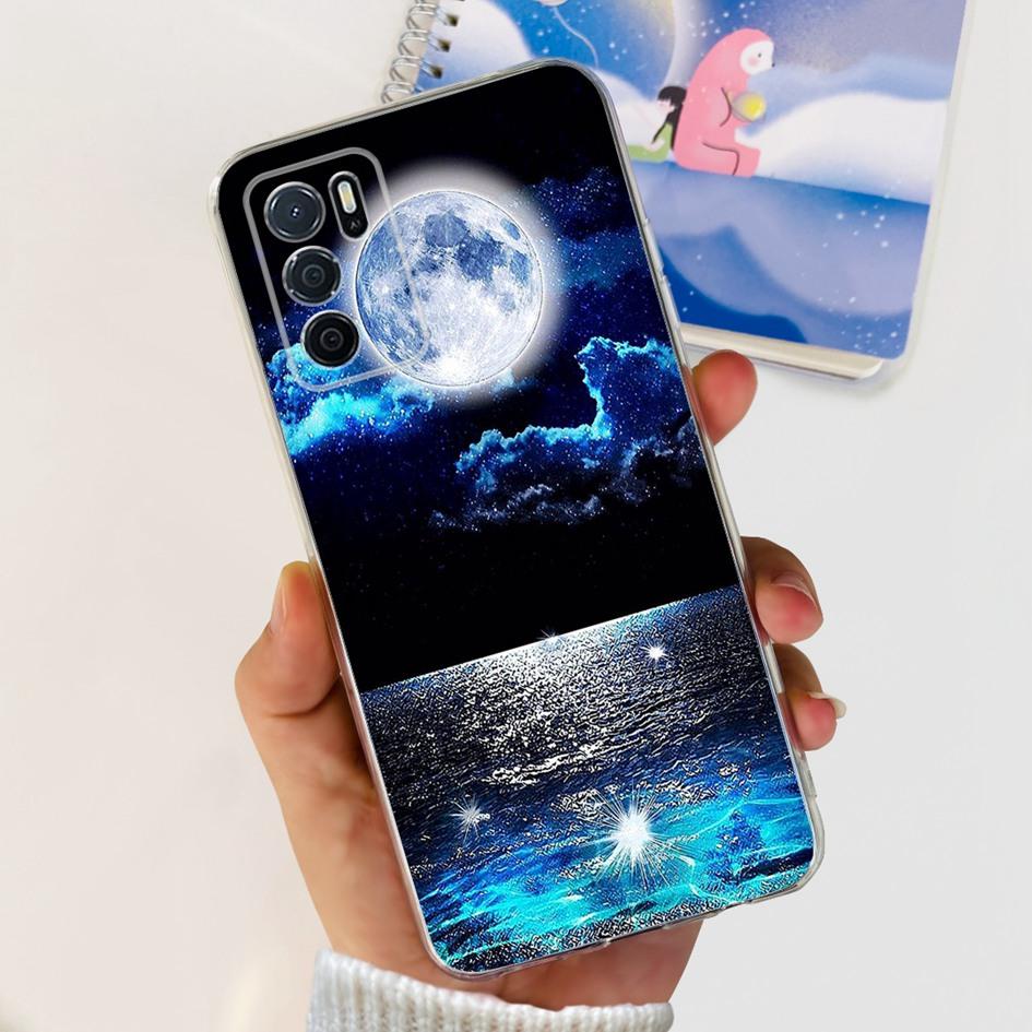 For OPPO A54S Case CPH2273 Back Cover Luxury Marble Cartoon Soft Silicone Phone Case For OPPO A16 CPH2269 A16S CPH2271 Funda New