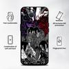 Case for iPhone 7 8 13 12 11 Pro Max XS Max 15 16 14 Plus XR Black Soft Phone Cover Anime Man Itachi
