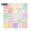 Self Adhesive Mosaic Wall Stickers Acrylic Tile Stickers, Peel and Stick Self-Adhesive Backsplash Tiles, HD Glossy Waterproof Kitchen Oil-Proof Decals
