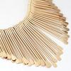 Women's Fashion Luxury Tassel Pendant Choker Necklace Hook Earrings Jewelry Set