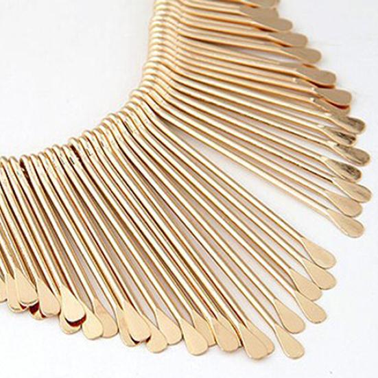 Women's Fashion Luxury Tassel Pendant Choker Necklace Hook Earrings Jewelry Set