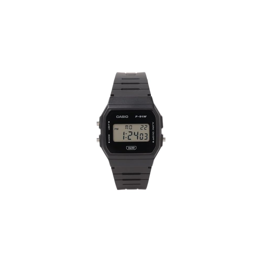 Casio F-91WB-1AJF Women s Watch Black Classic Design Water Resistant