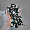 Retro Flower Hair Tie Women Girls Elastic Head Rope Scrunchies Scarf Ponytail Holder Headwear Type 5