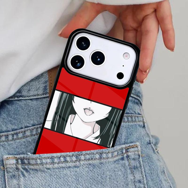 Aesthetic Sad Japanese Anime Phone Case for iPhone 16e 15 14 13 12 17 Pro Max Plus Air 17pro Cover Coque