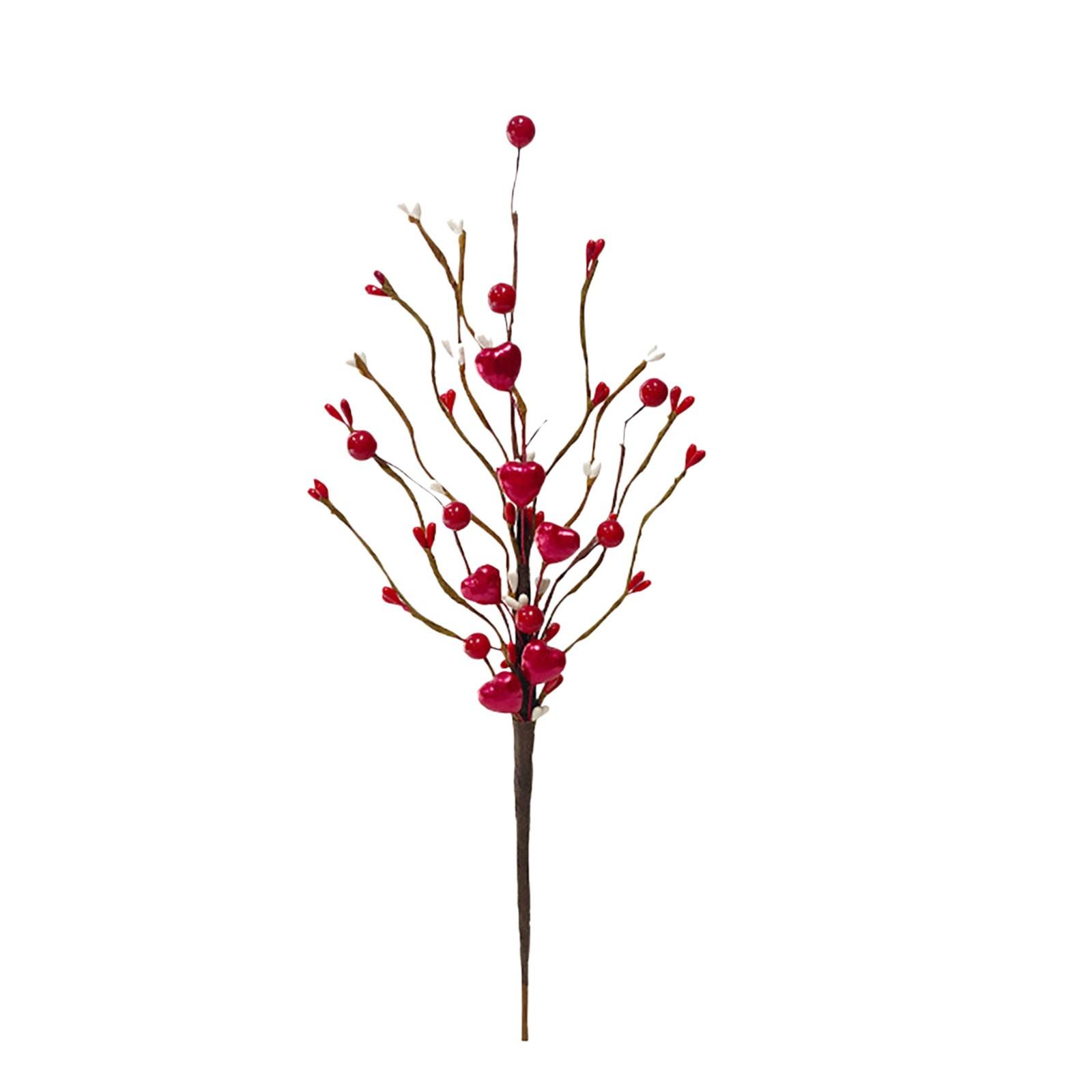 

Квіти на День святого Валентина Штучні ягоди Прикраси на День святого Валентина Весільний декор для дому One Size