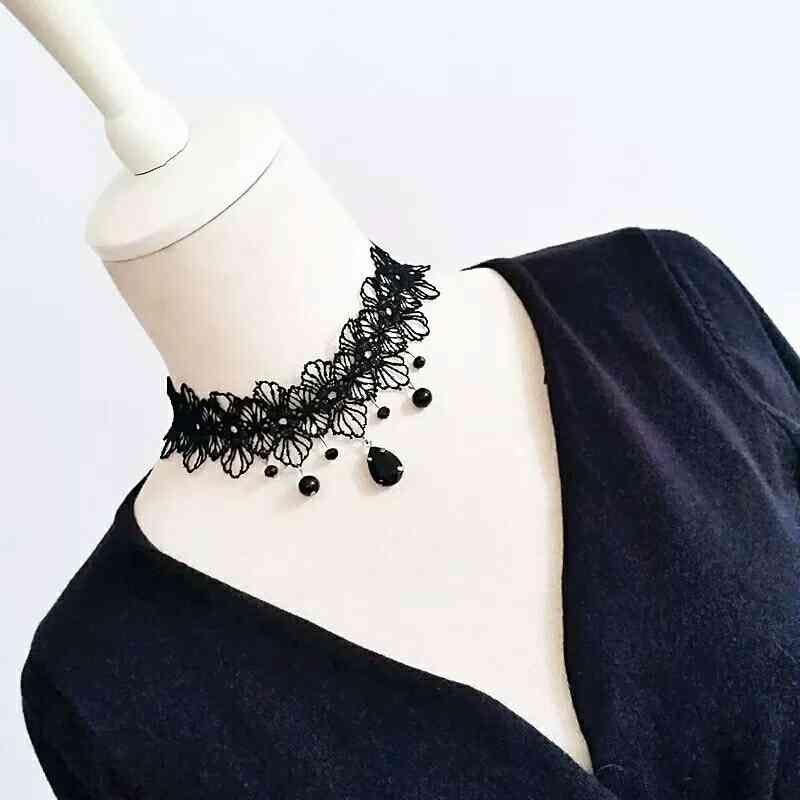 

Аксессуары для шеи Кружевная женская ключичная цепочка Маскировка шрама Шейная лента Paragraph 2