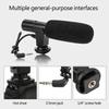 Lightweight Portable Condenser Microphone with Windsheid for Camera Camcorder