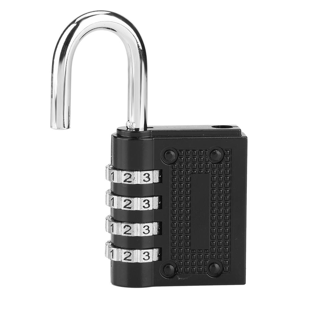 4 Dial Digit Combination Luggage Password Lock Padlock for Gym School Student Employee Locker