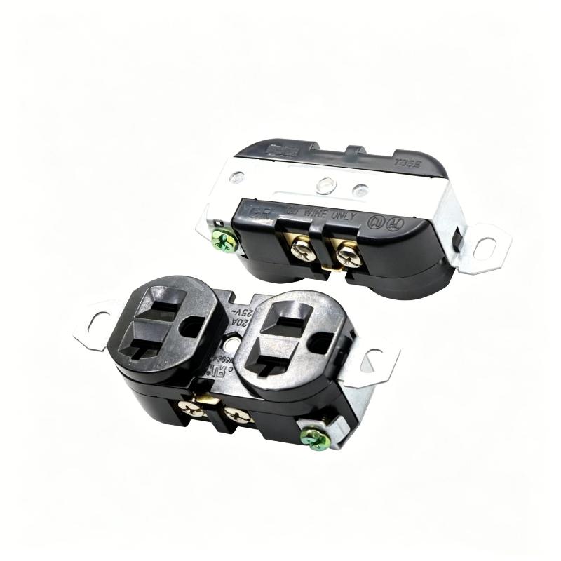 20A 125V Duplex Power Receptacle UL Certified Heavy Duty Replacement Outlet for Home Commercial Repair Work