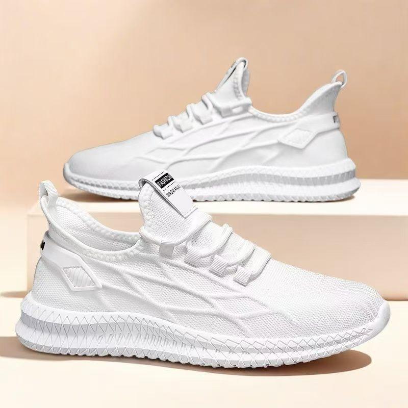 2 summer new non-smelly feet men s shoes fly-woven mesh casual breathable non-slip sports running shoes 39