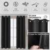 2Panels Modern 100% Blackout Curtain with Coated Lining Curains for Bedroom Living Room Dining Room Bathroom Window Home Decor