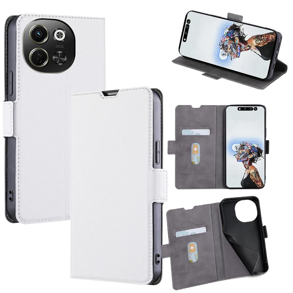 

For TECNO Pova 6 Neo 5G/Spark 30 5G Case Card Holder PU Leather Phone Cover B