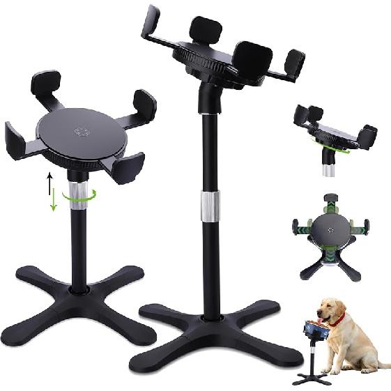 Dog Bowls Elevated Adjustable Stand, Raised Bowl with 3 Heights & Tilted Feeding Stand, Compatible with Various Bowls, for Medium & Large Breeds (1