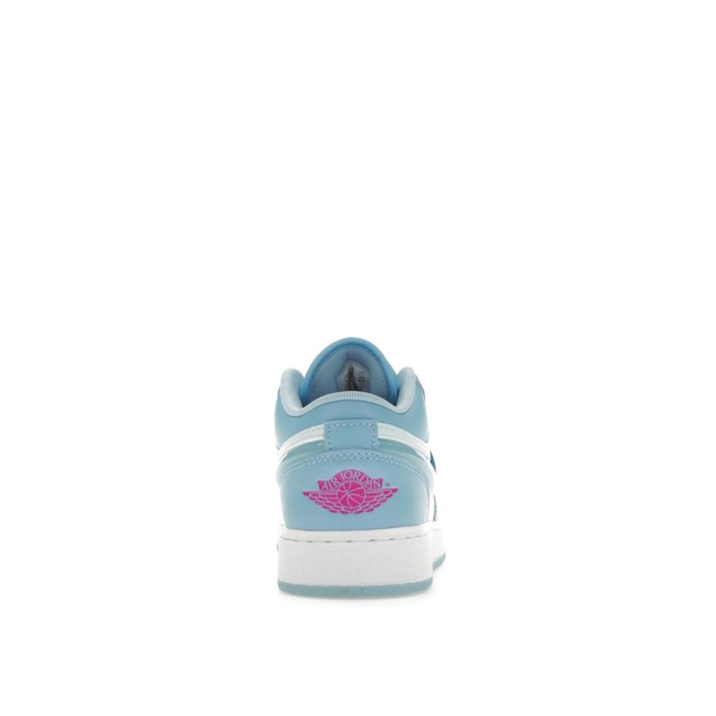 Air Jordan 1 Low SE GS Aquarius Blue Kids Sneakers Glacier-Blue Hyper-Violet FN7366-400