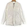 John UNDERCOVER Plain Long Sleeve Shirt White Mens 2 Band Color Used