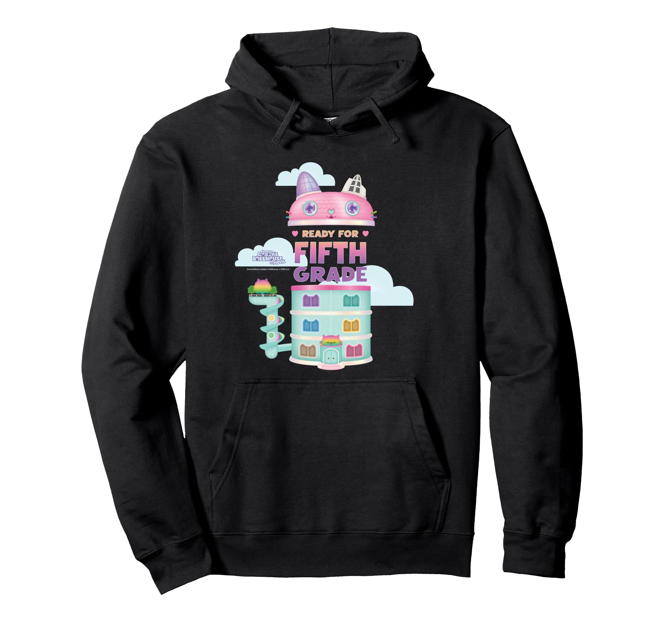 

DreamWorks Gabby s Dollhouse Ready For Fifth Grade Hoodie