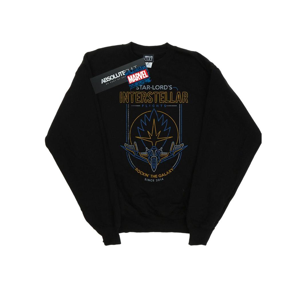 Marvel Mens Guardians Of The Galaxy Interstellar Flights Sweatshirt
