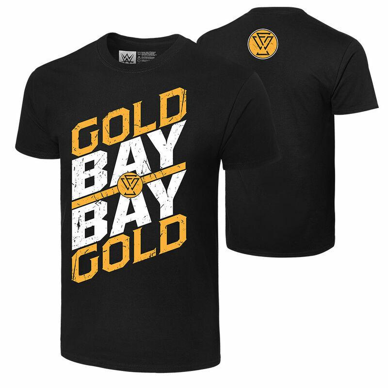 

Черная футболка унисекс Wwe Adam Cole Gold Gold Bay Bay
